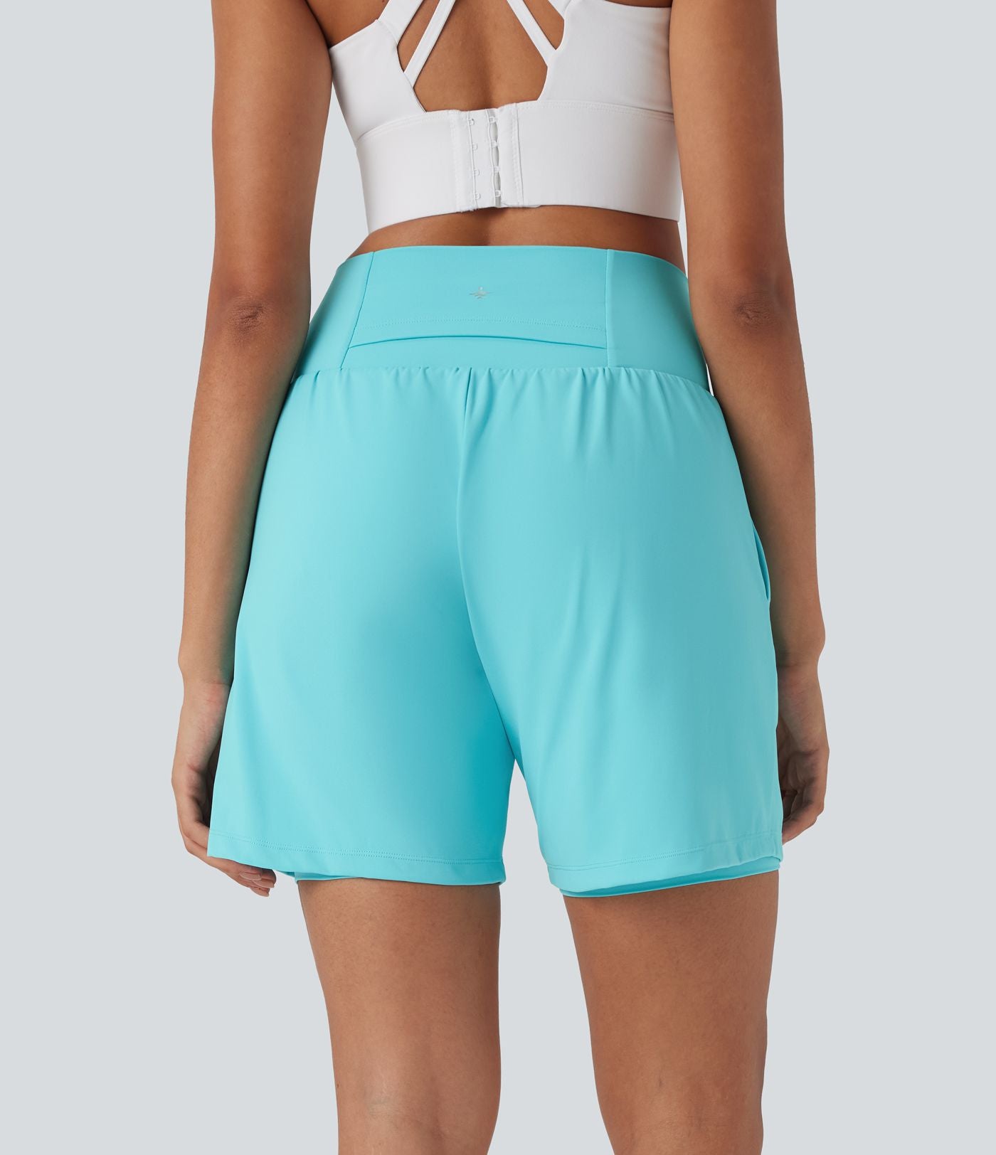 Short de yoga SoftlyZero™ Airy 2-en-1 taille très haute avec poches et effet frais InstantCool 17,5 cm