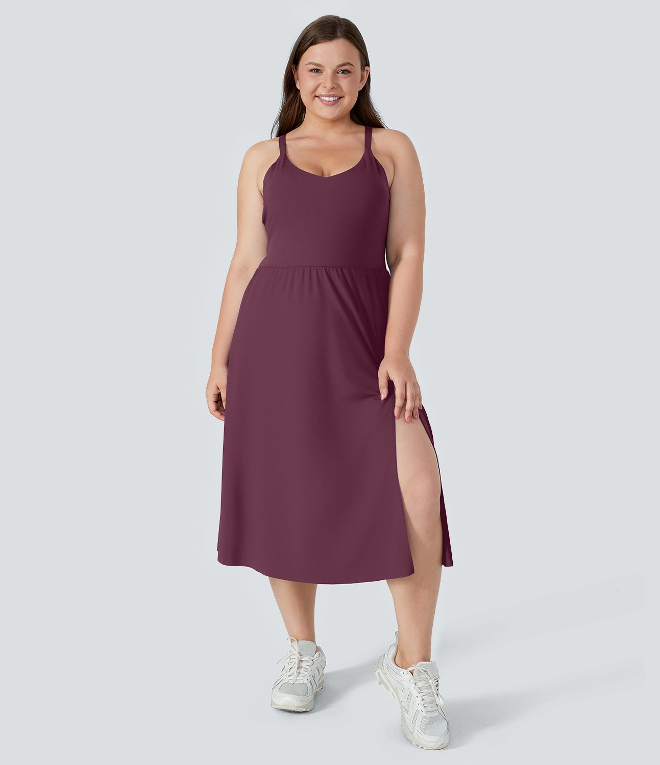 Robe Midi Casual Grande Taille Everyday - Lala Land