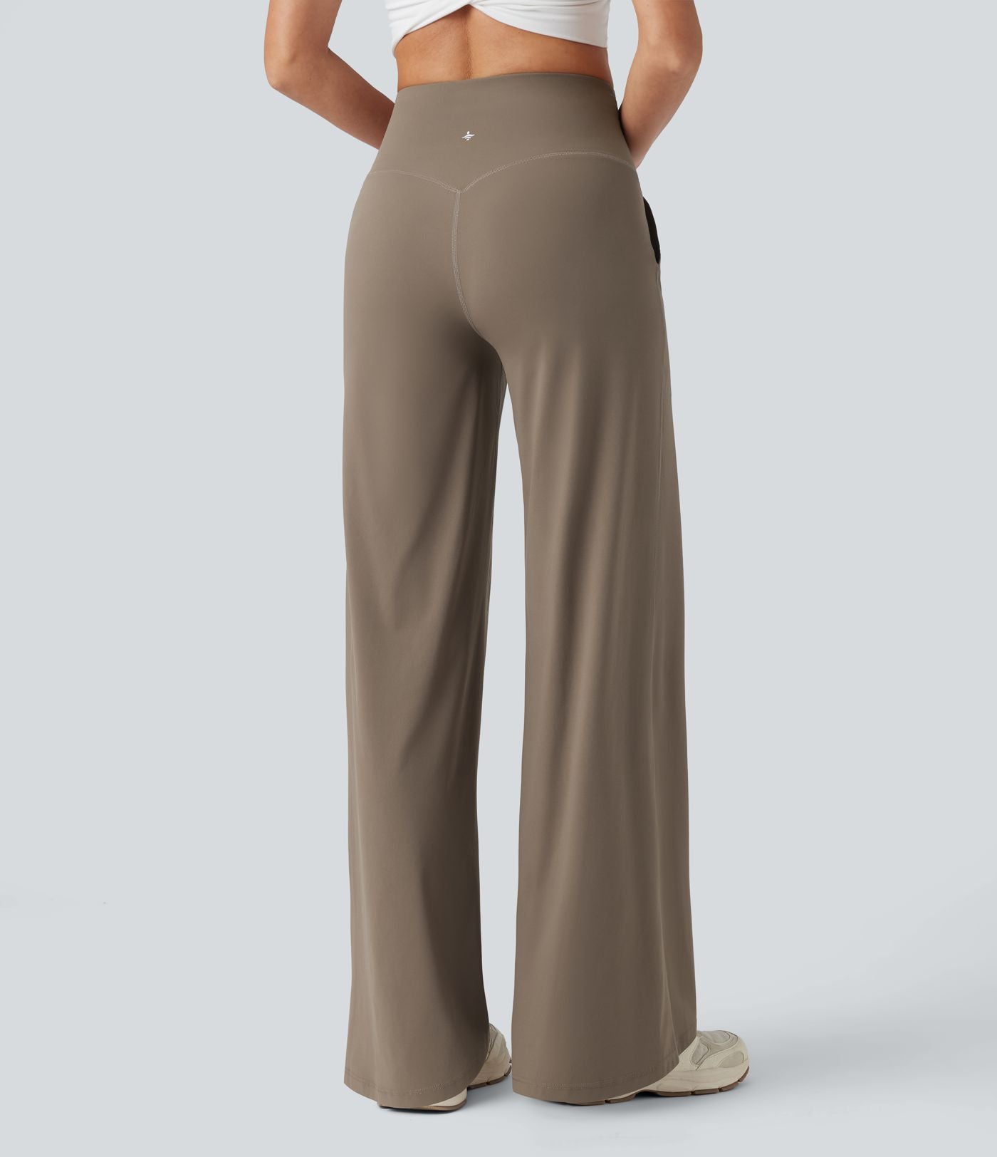 Pantalon de yoga large Halara UltraSculpt™ taille haute gainant avec poches
