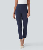 Pantalon de travail fuselé court taille haute Halara Flex™ avec poches
