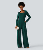 Combinaison large à manches longues avec brassière intégrée et poches - Édition Easy Peasy - Bonnets DD-F