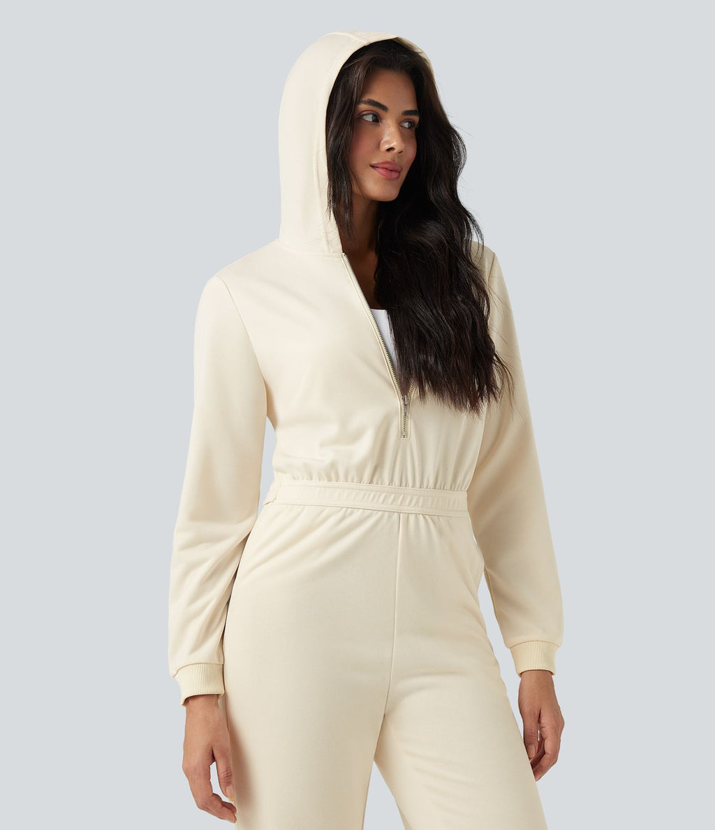Combinaison jogging à capuche manches longues avec poches - Édition Easy Peasy
