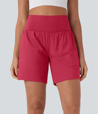 Short de yoga SoftlyZero™ Airy 2-en-1 taille très haute avec poches et effet frais InstantCool 17,5 cm