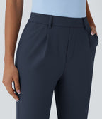 Pantalon de travail fuselé longueur cheville taille haute Halara Flex™ DayStretch avec poches
