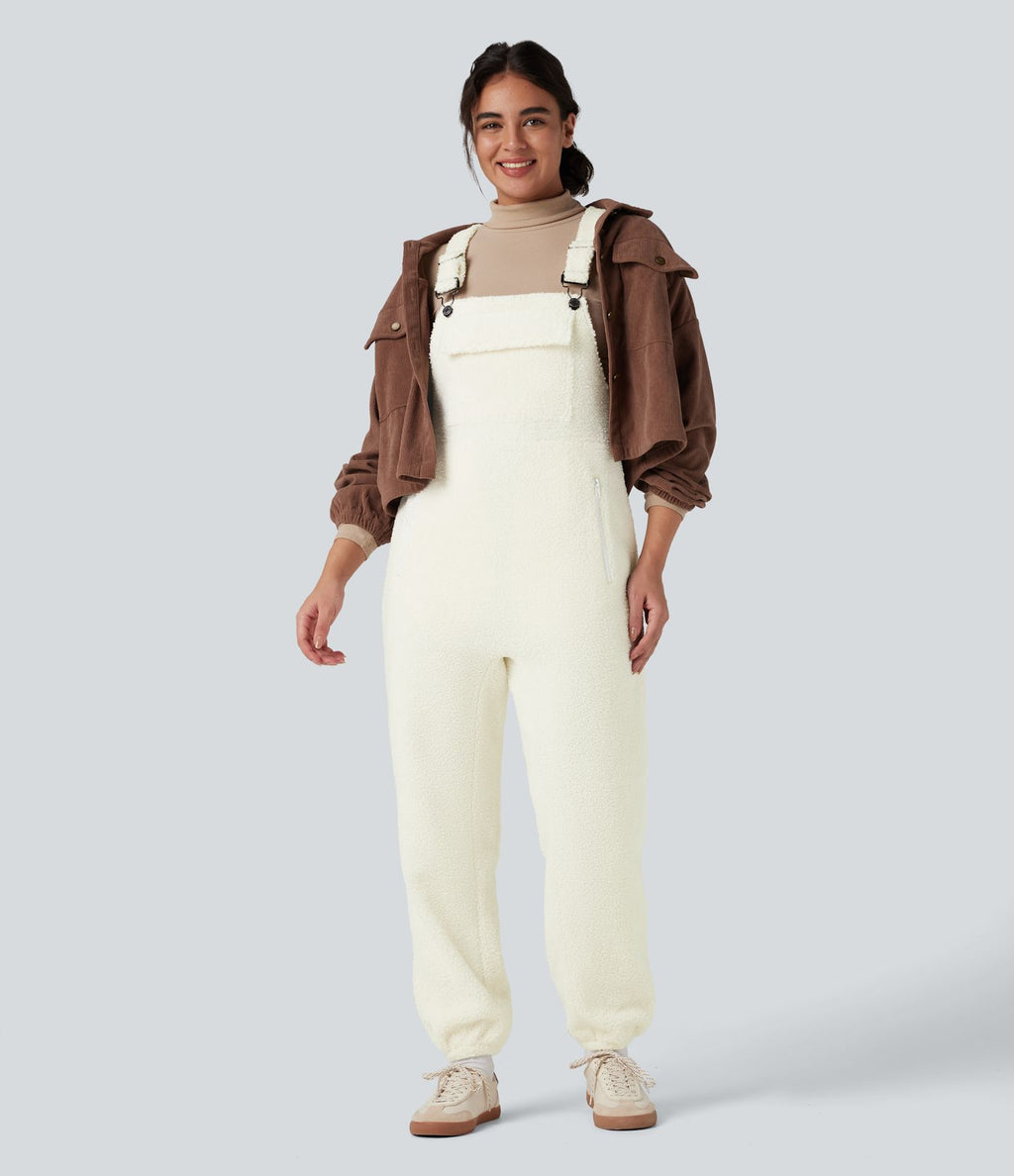 Salopette sherpa avec poches