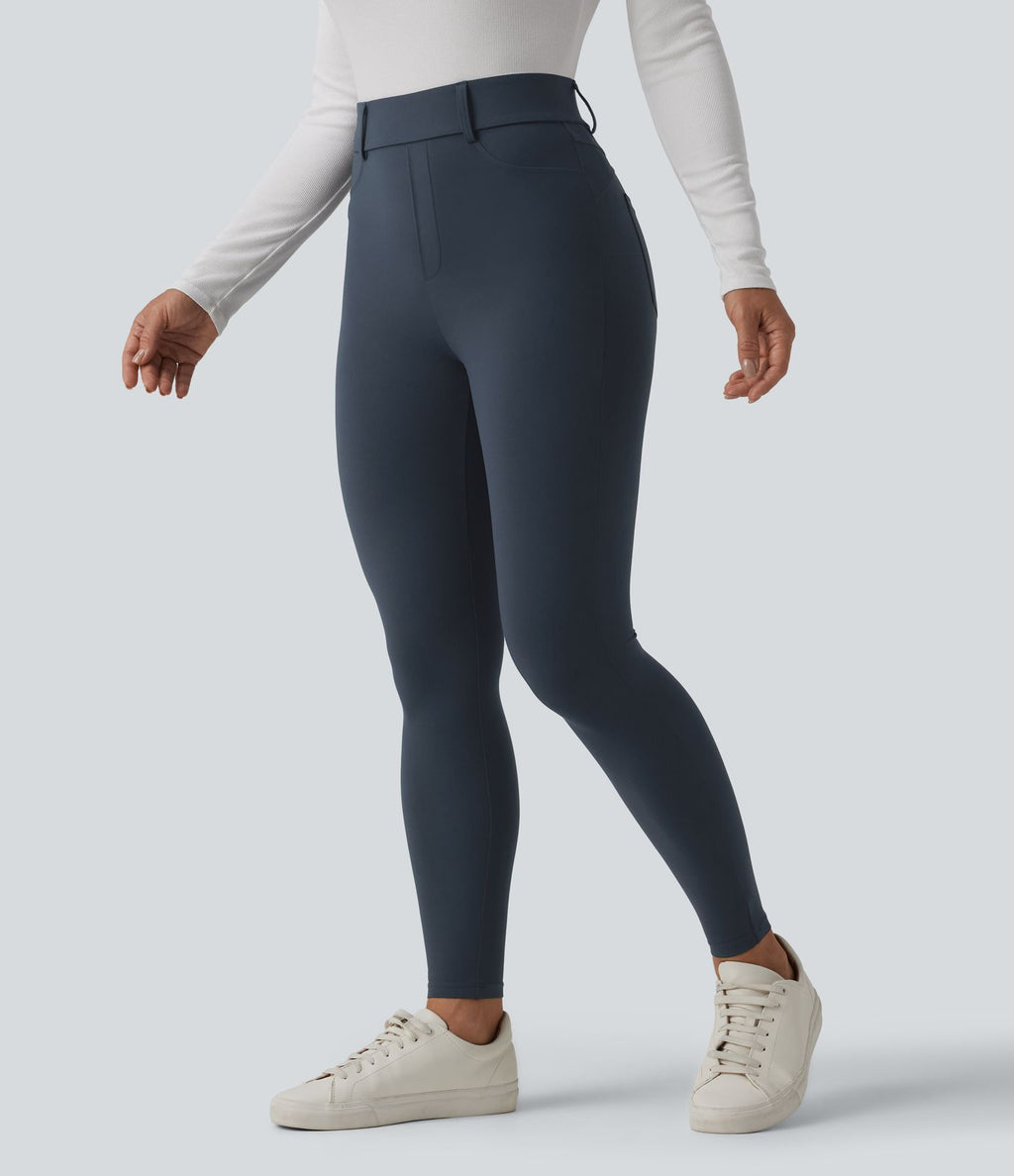 Legging décontracté 7/8 Halara UltraSculpt™ taille haute avec poches