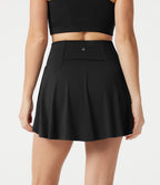 Jupe-short de sport mini SoftlyZero™ Airy taille haute gainante avec poches, toucher frais, protection solaire UPF 50+