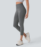 Legging capri yoga gainant effet push-up taille haute sans couture OneForm Seamless Flow