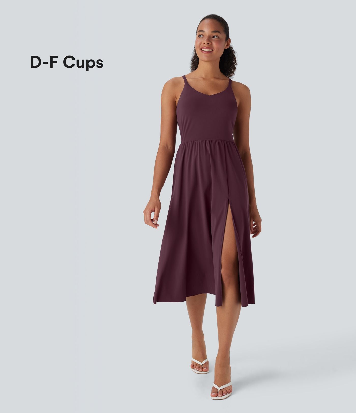 Robe caraco décontractée SoftlyZero™ Airy dos nageur effet frais InstantCool avec poches, bonnets E-G