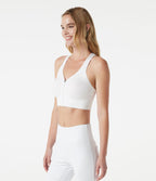 Brassière de sport yoga OneForm Seamless Flow maintien léger dos nageur zip frontal