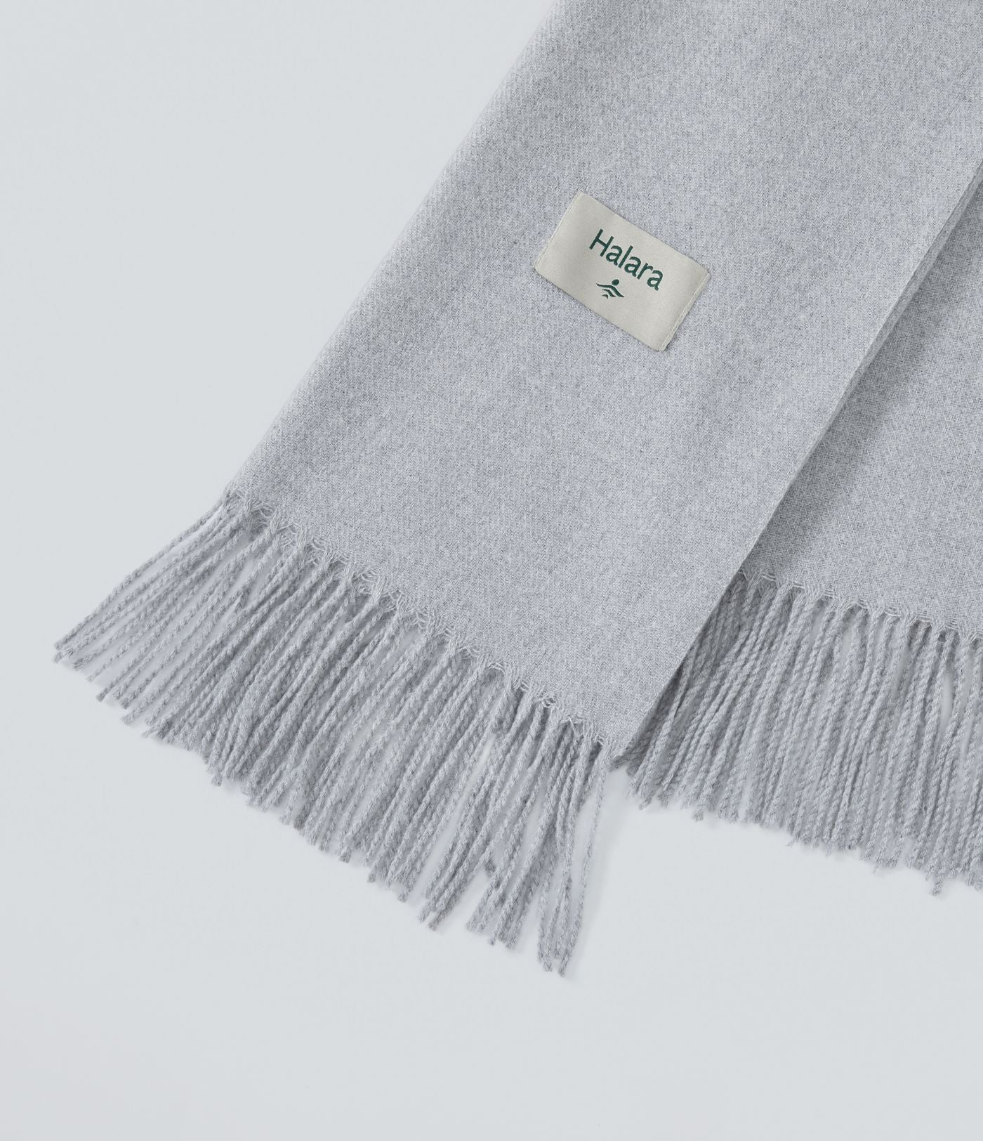 Écharpe décontractée en maille avec franges