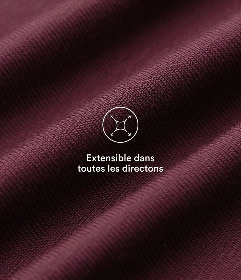 T-shirt décontracté maille côtelée col carré manches papillon froncé