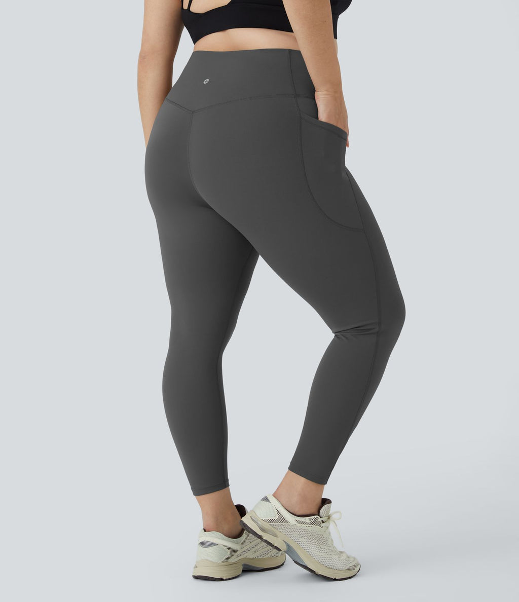 Legging d'entraînement gainant taille haute grande taille avec poches Halara UltraSculpt™