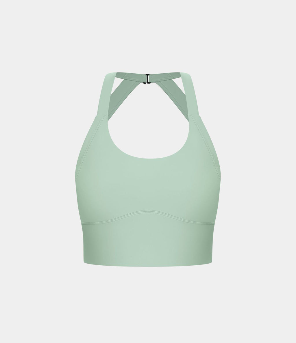 Débardeur yoga court SoftlyZero™ Plush à découpes A-C