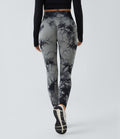 Legging yoga taille haute tie-dye sans couture OneForm Seamless Flow