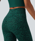 Legging de yoga taille haute imprimé léopard avec cordon de serrage Halara UltraSculpt™ et poches