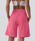 Short de yoga 2-en-1 SoftlyZero™ Airy taille très haute effet frais InstantCool 22,8 cm avec poches