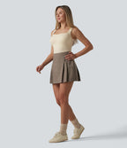 Débardeur décontracté col carré avec soutien-gorge intégré bonnets B-E