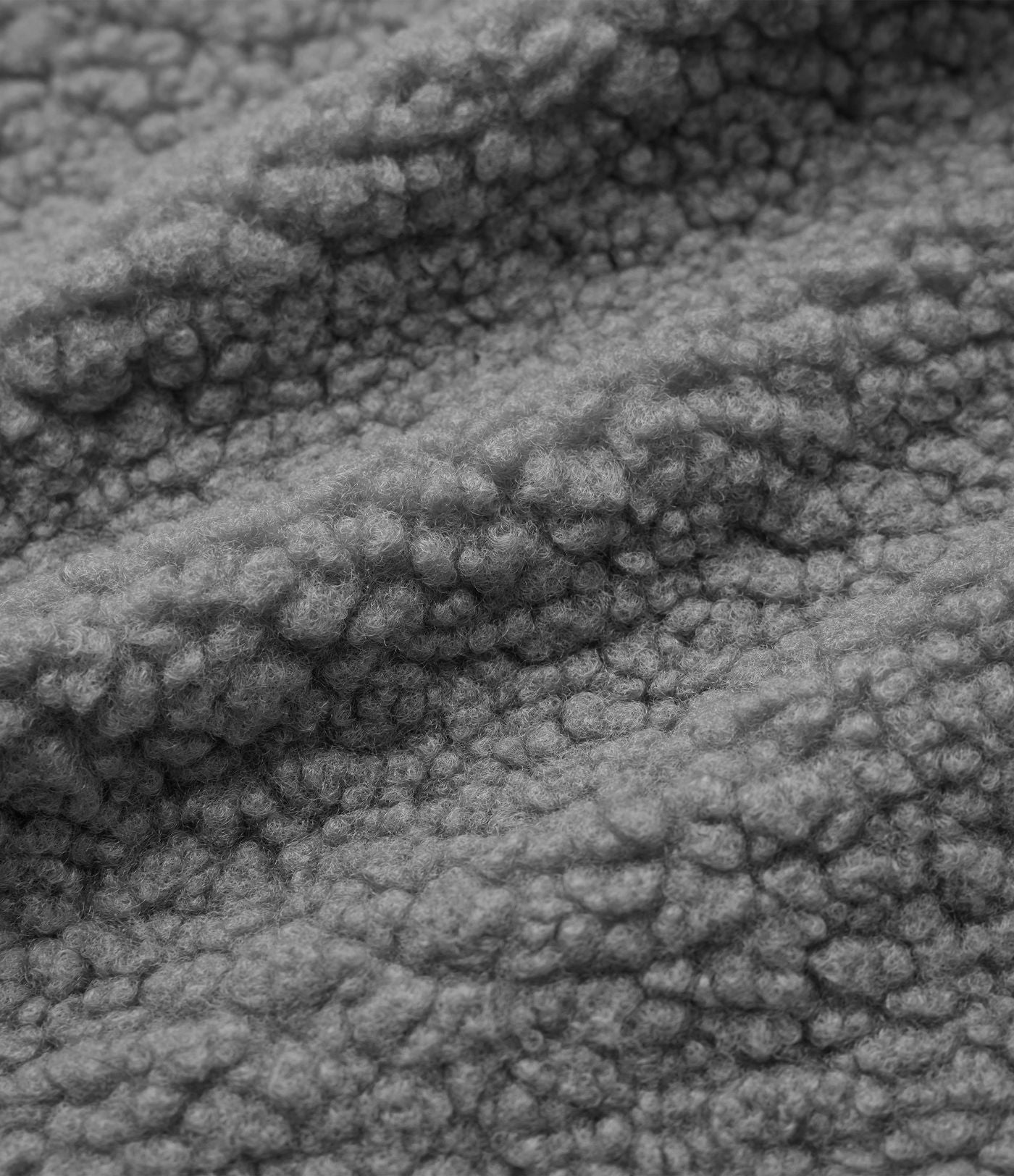 Veste sherpa col roulé manches longues avec poches