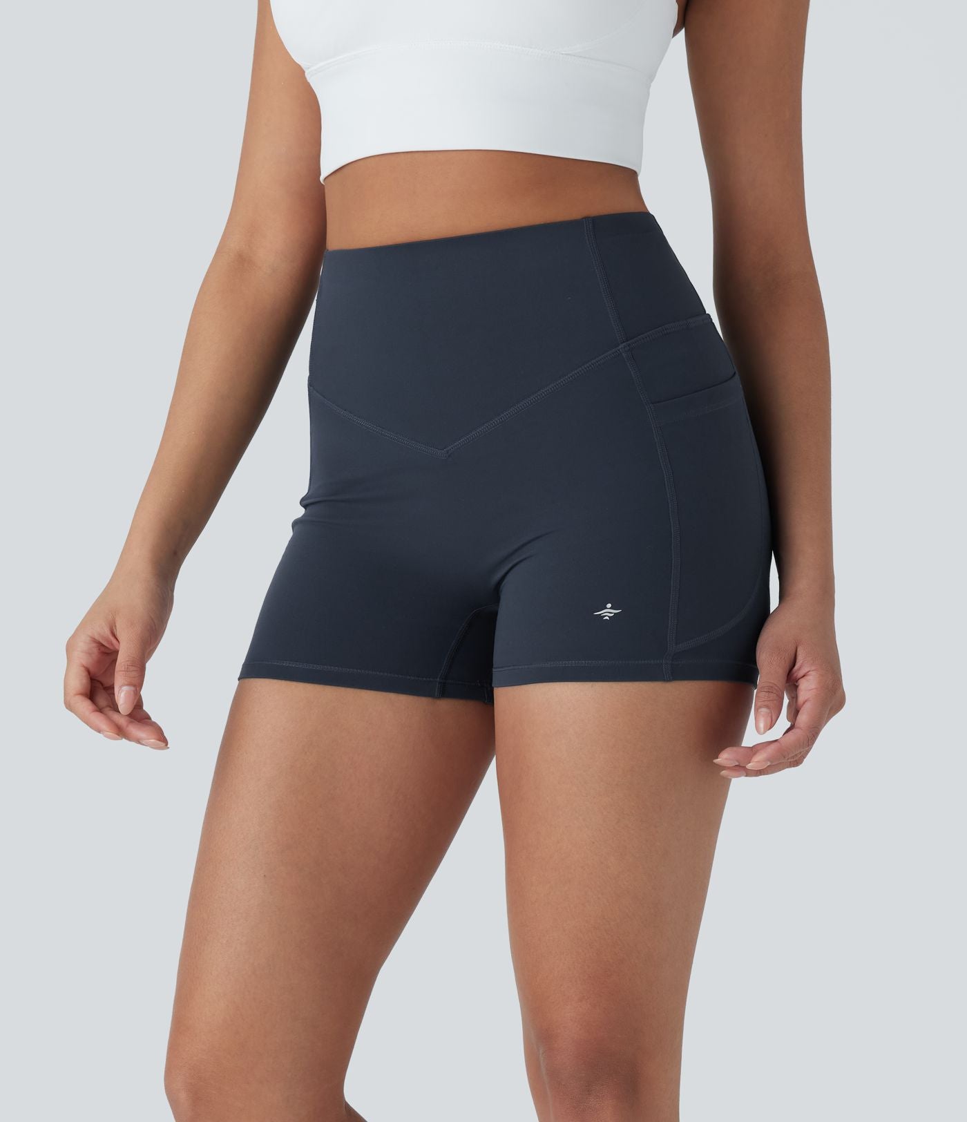 Jogging gainant taille haute avec cordon de serrage intérieur et séchage rapide avec poches Breezeful™