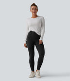 Legging décontracté 7/8 Halara UltraSculpt™ taille haute avec poches