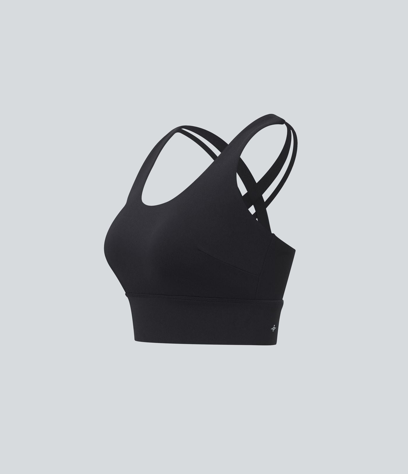 Brassière de sport course col U maintien moyen crochet ajustable E-G