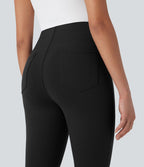 Pantalon de travail fuselé court taille haute Halara Flex™ avec poches