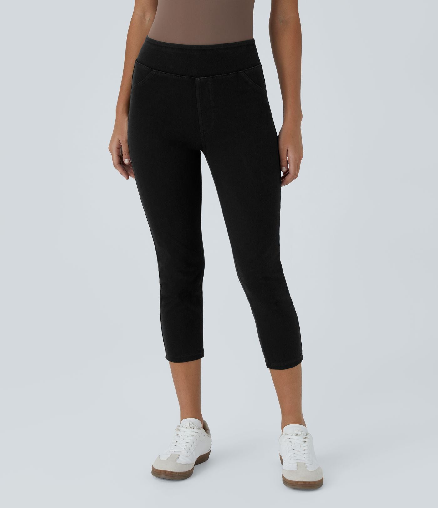 Halara Flex™ Jegging Capri Taille Haute Extensible Poche Latérale Arrière