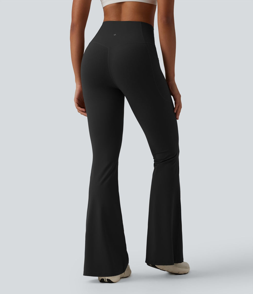 Halara UltraSculpt™ Legging de yoga évasé gainant taille haute avec poches