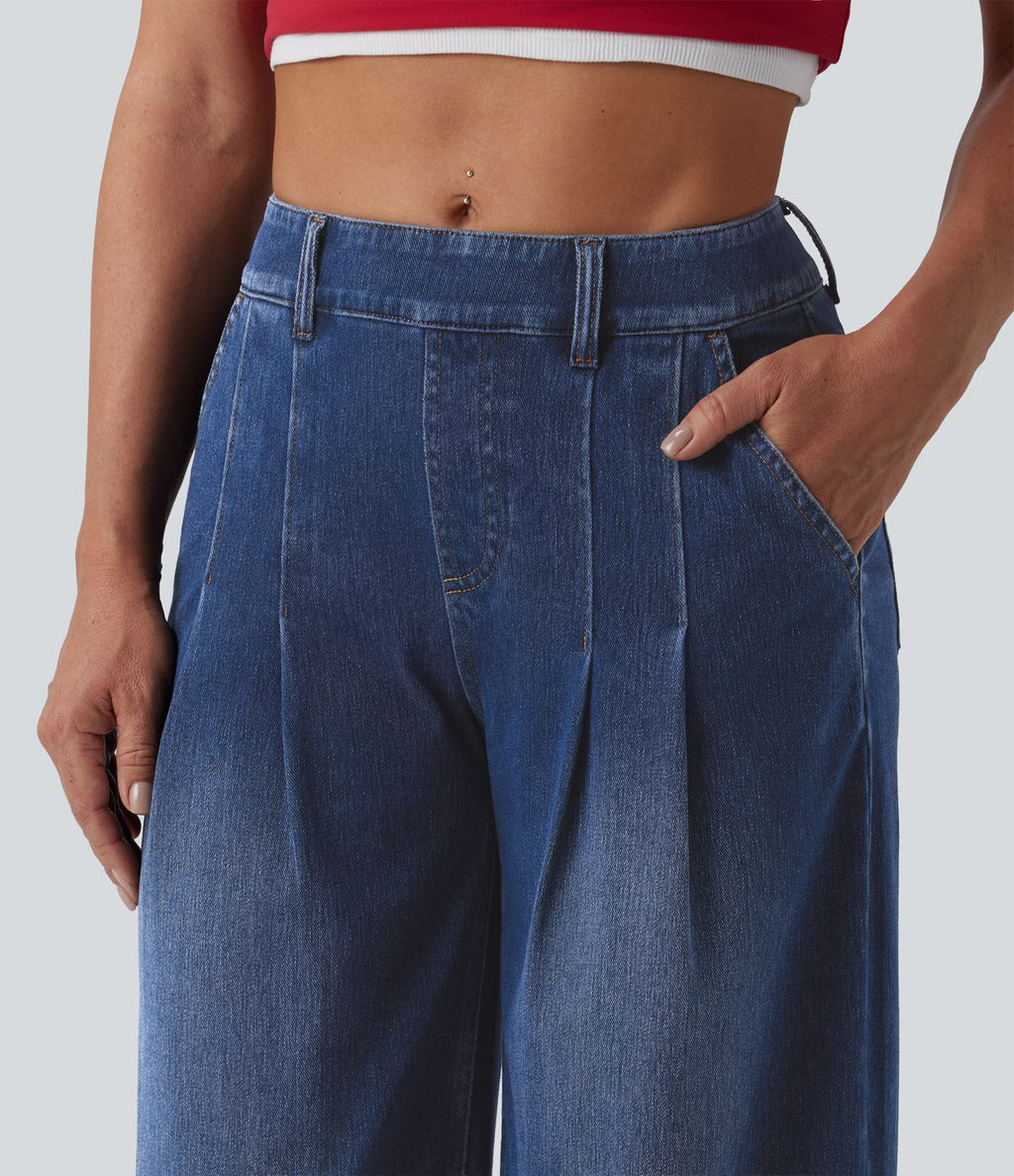 Jean large Halara Flex™ taille mi-haute avec poches