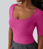 T-shirt de travail SoftlyZero™ Airy encolure arrondie manches courtes effet frais InstantCool