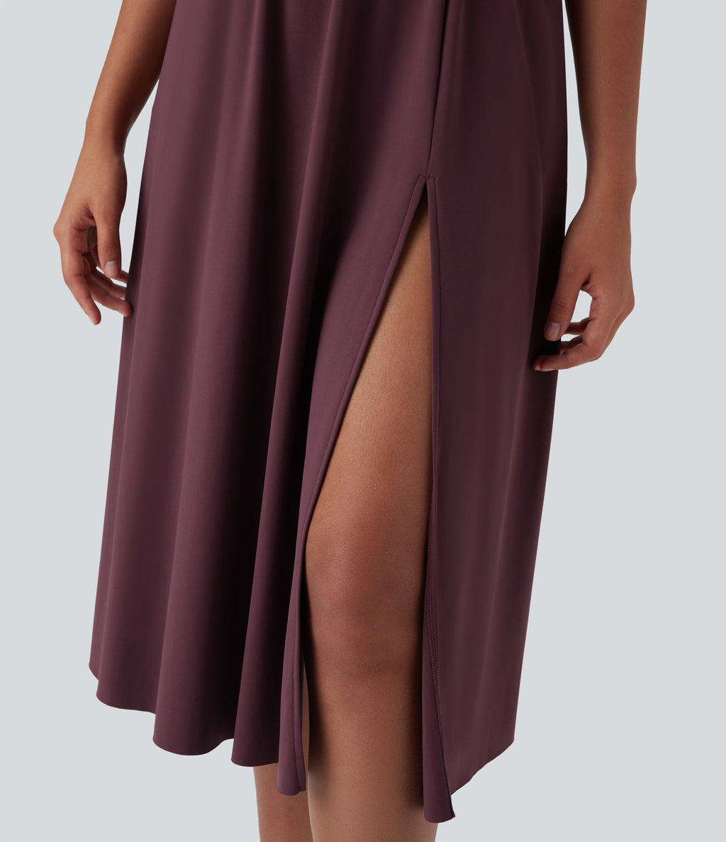 Robe décontractée mi-longue SoftlyZero™ Airy avec coques et effet frais InstantCool avec poches, bonnets E-G