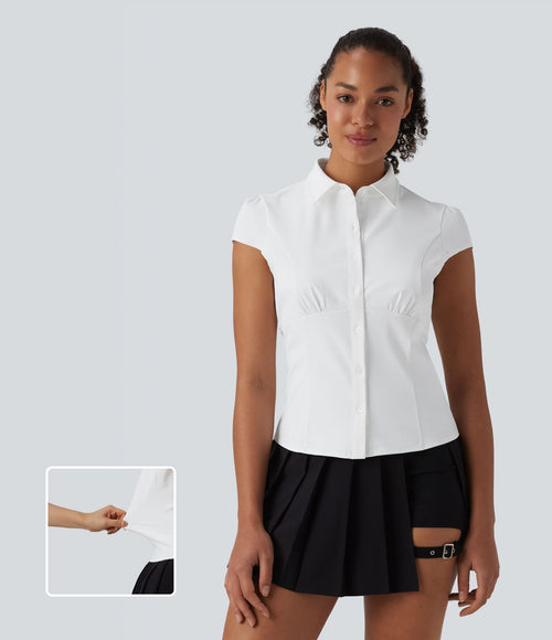 Chemise casual manches courtes séchage rapide