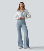 Pantalon évasé SpacerTek™ taille haute ventre plat