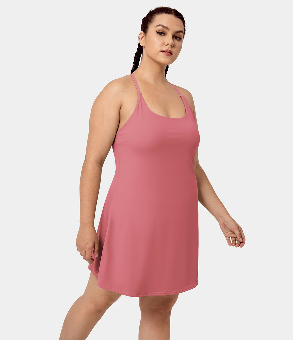 Softlyzero™ Airy Mini Everyday Robe-Euphoria Air Aérée 2 En 1 Dos Nu Avec Poche Latérale Cool Touch Grande Taille