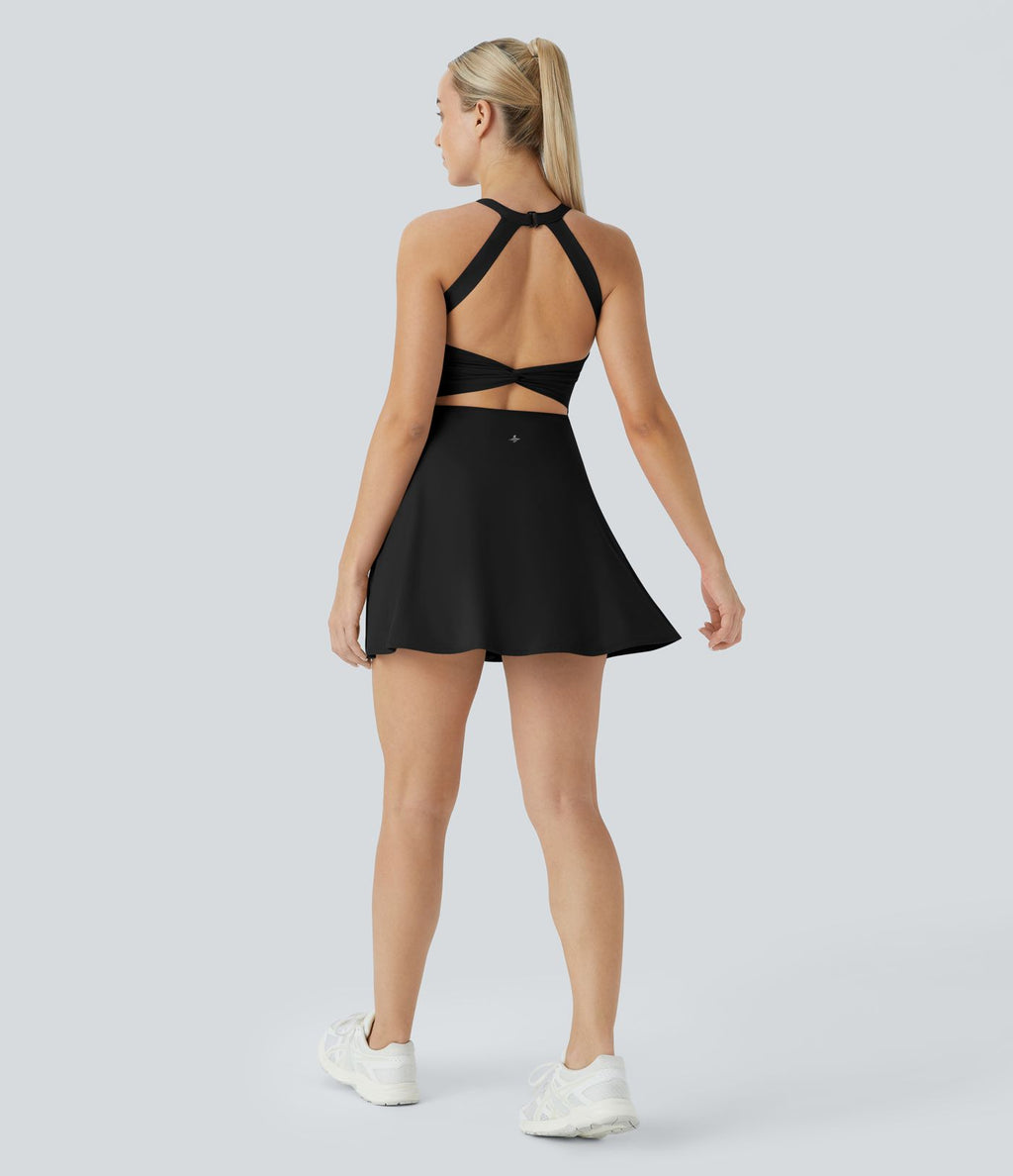 Softlyzero™ Airy Robe Sport Torsadée Dos Nu Édition Easy Peasy