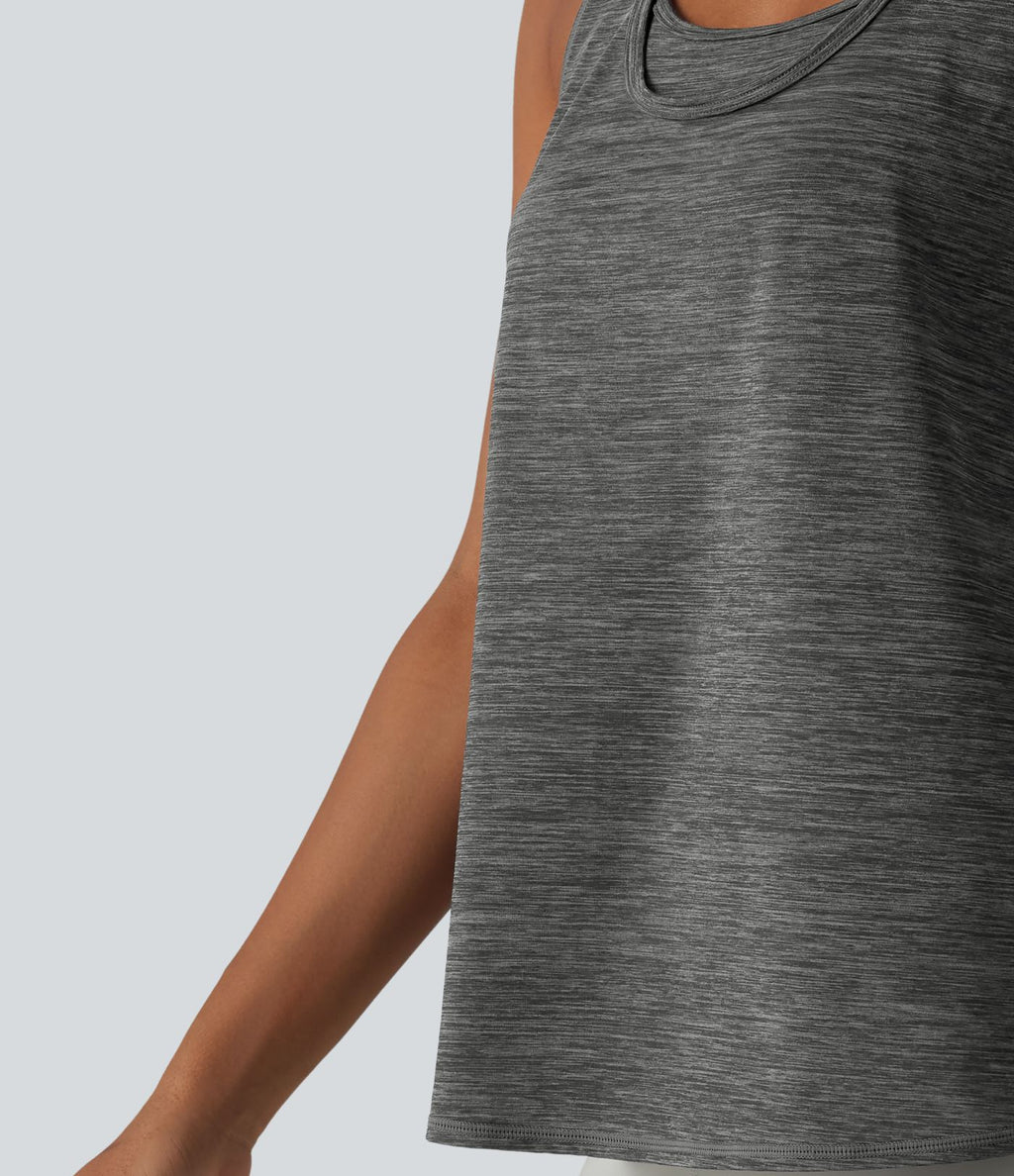 Débardeur de sport dos nageur col U soutien-gorge intégré