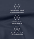 Pantacourt de yoga Cool Touch Softlyzero™ aérien à taille haute croisée, jambe large et poches