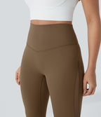 Legging 7/8 d'entraînement gainant taille haute avec mesh contrastant et zip arrière DayStretch avec poches