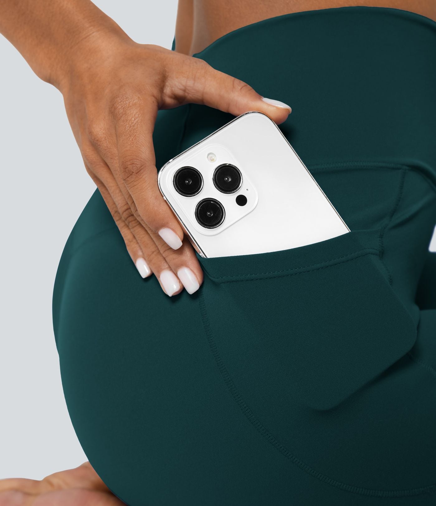 Softlyzero™ Legging Unis Poches Croisées