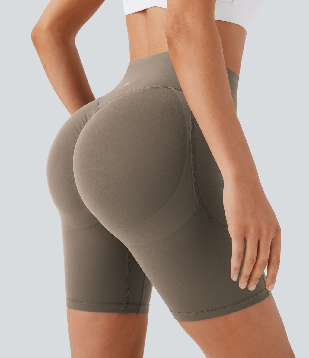 Legging de yoga gainant taille haute chiné à séchage rapide avec poches Halara UltraSculpt™