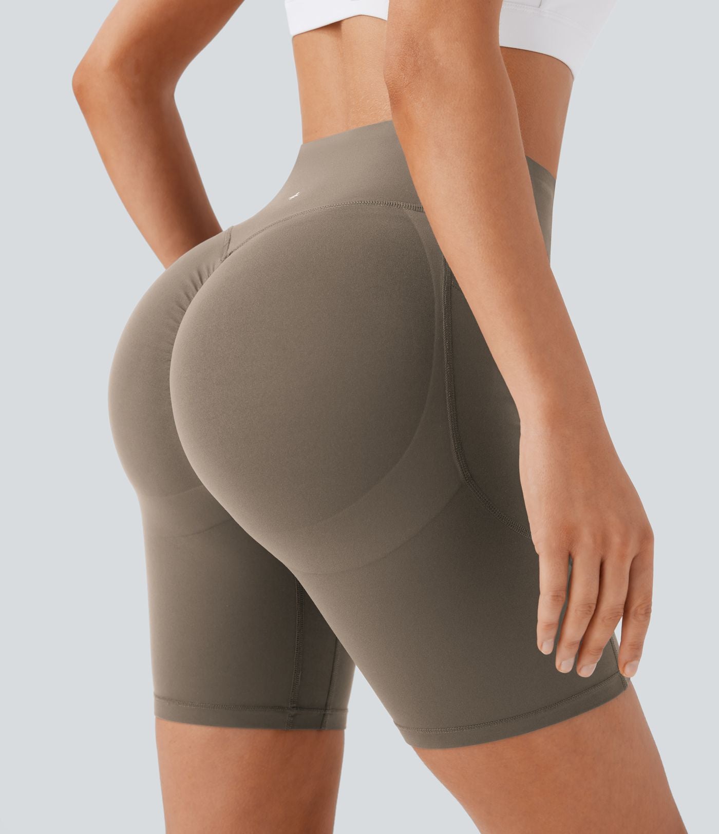 Legging de yoga gainant taille haute chiné à séchage rapide avec poches Halara UltraSculpt™
