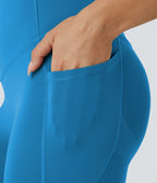 Legging d'entraînement gainant galbant taille haute avec poches Halara UltraSculpt™
