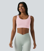 Brassière de sport Halara UltraSculpt™ maintien moyen dos nu avec boucle ajustable et brassière intégrée