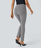 Pantalon tailleur fuselé taille haute Halara Flex™ avec poches