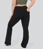 Legging yoga évasé grande taille taille haute DayStretch avec poches