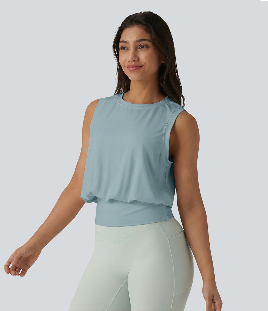 Débardeur de sport col rond