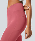 Softlyzero™ Legging Unis Poches Croisées