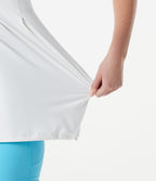 Débardeur de running dos nageur à ourlet ajustable, à effet frais InstantCool, séchage rapide, coques amovibles, protection solaire UPF50+