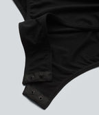 Body tailleur sans manches col V